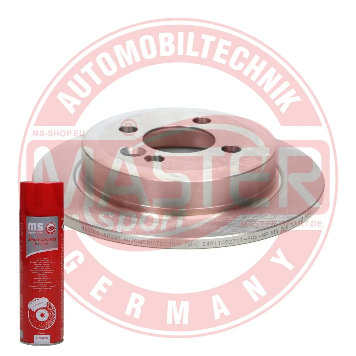 MASTER-SPORT GERMANY féktárcsa - 24011002711-PCS-MSP - TothCarparts
