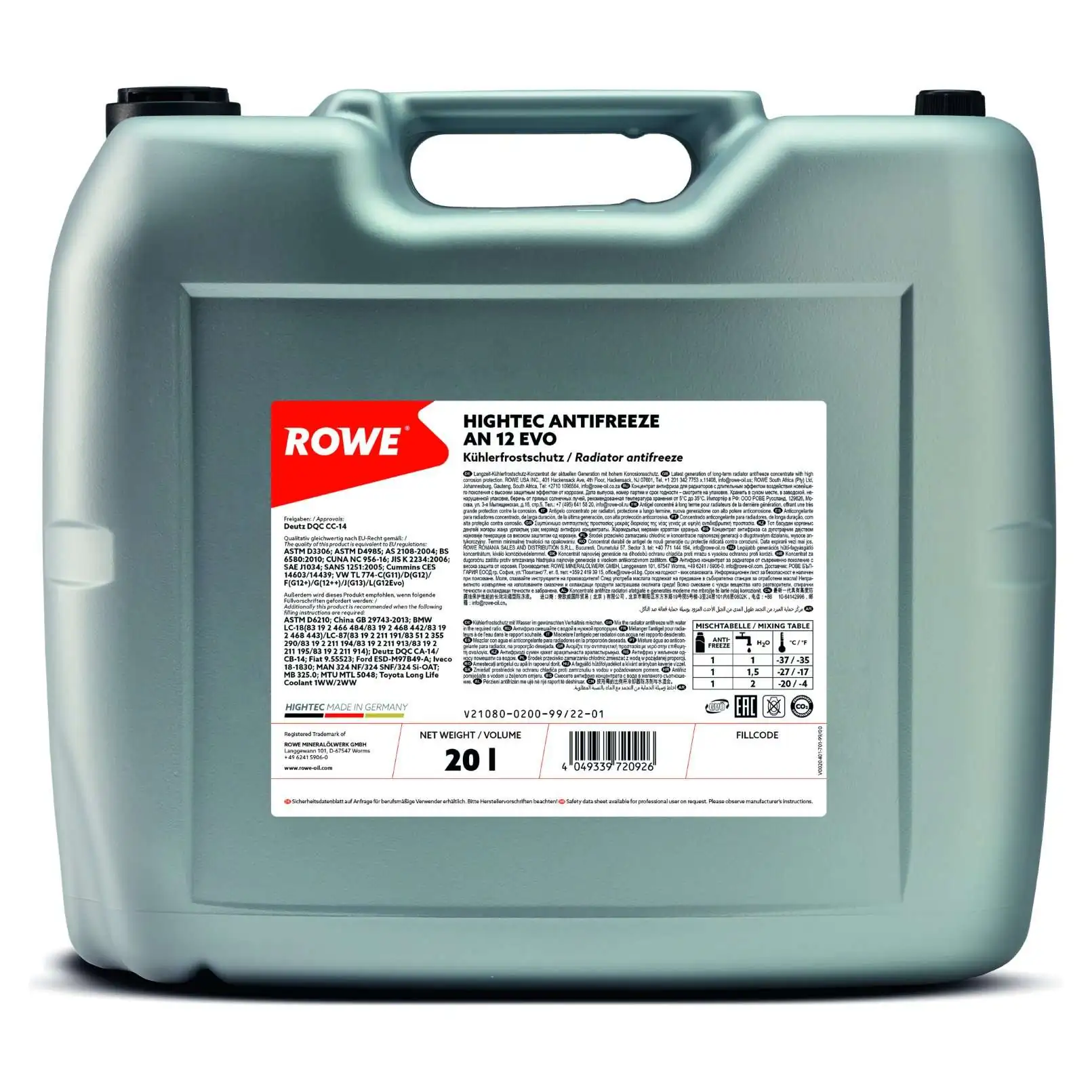 ROWE Fagyálló - 21080-0200-99 - TothCarparts