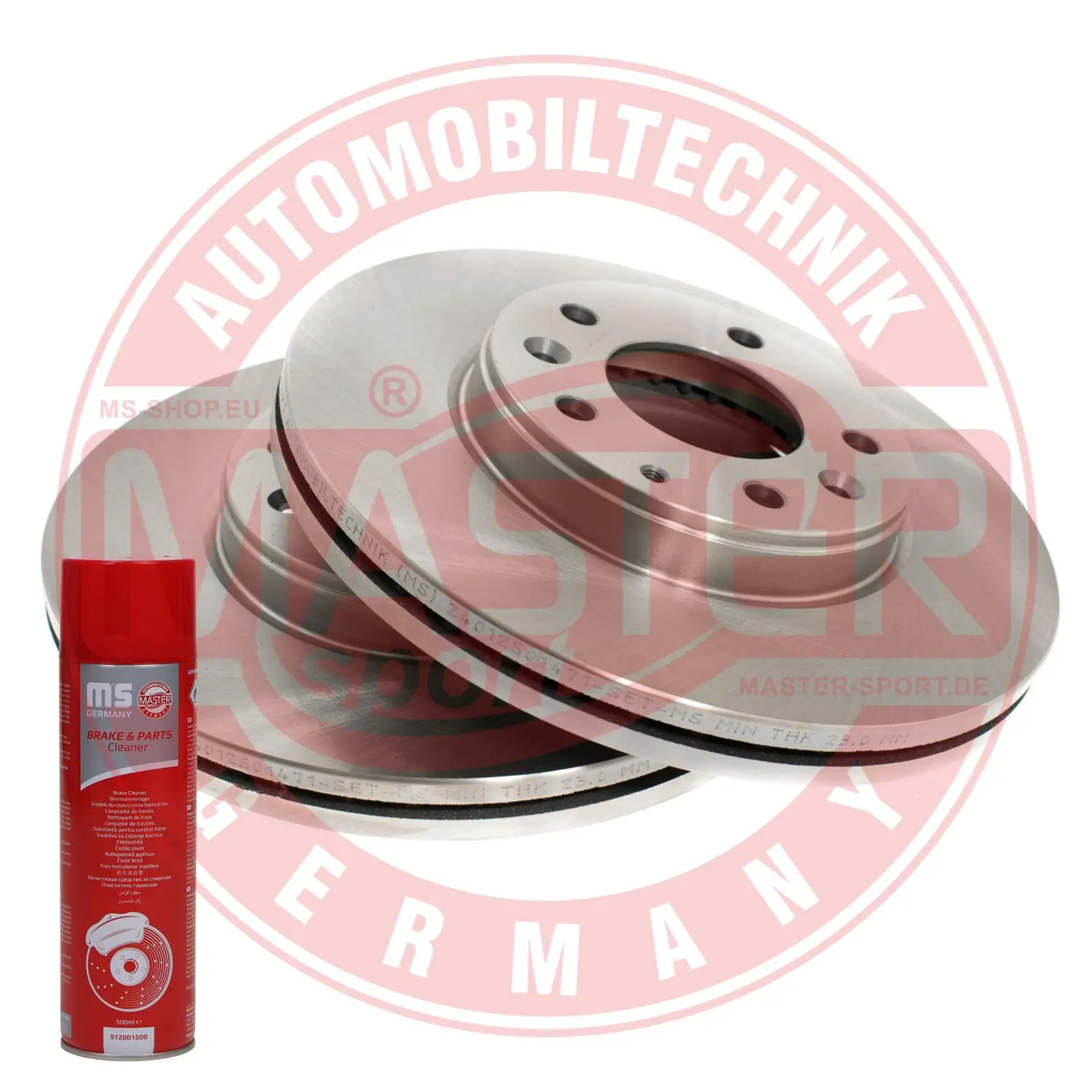 MASTER-SPORT GERMANY féktárcsa - 24012501471-SET-MSP - TothCarparts