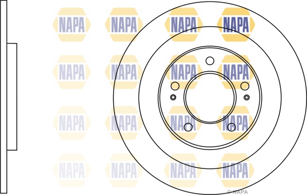 NAPA féktárcsa - NBD5818 - TothCarparts