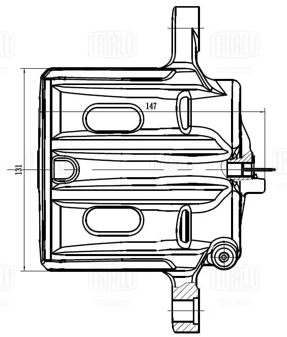 TRIALLI féknyereg - CF 012097 - TothCarparts