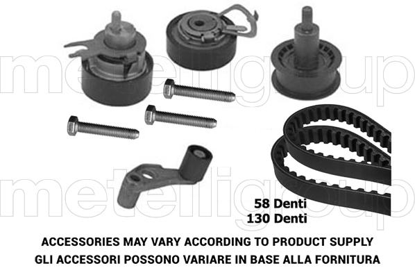 METELLI Fogasszíjkészlet - 29-0023 - TothCarparts