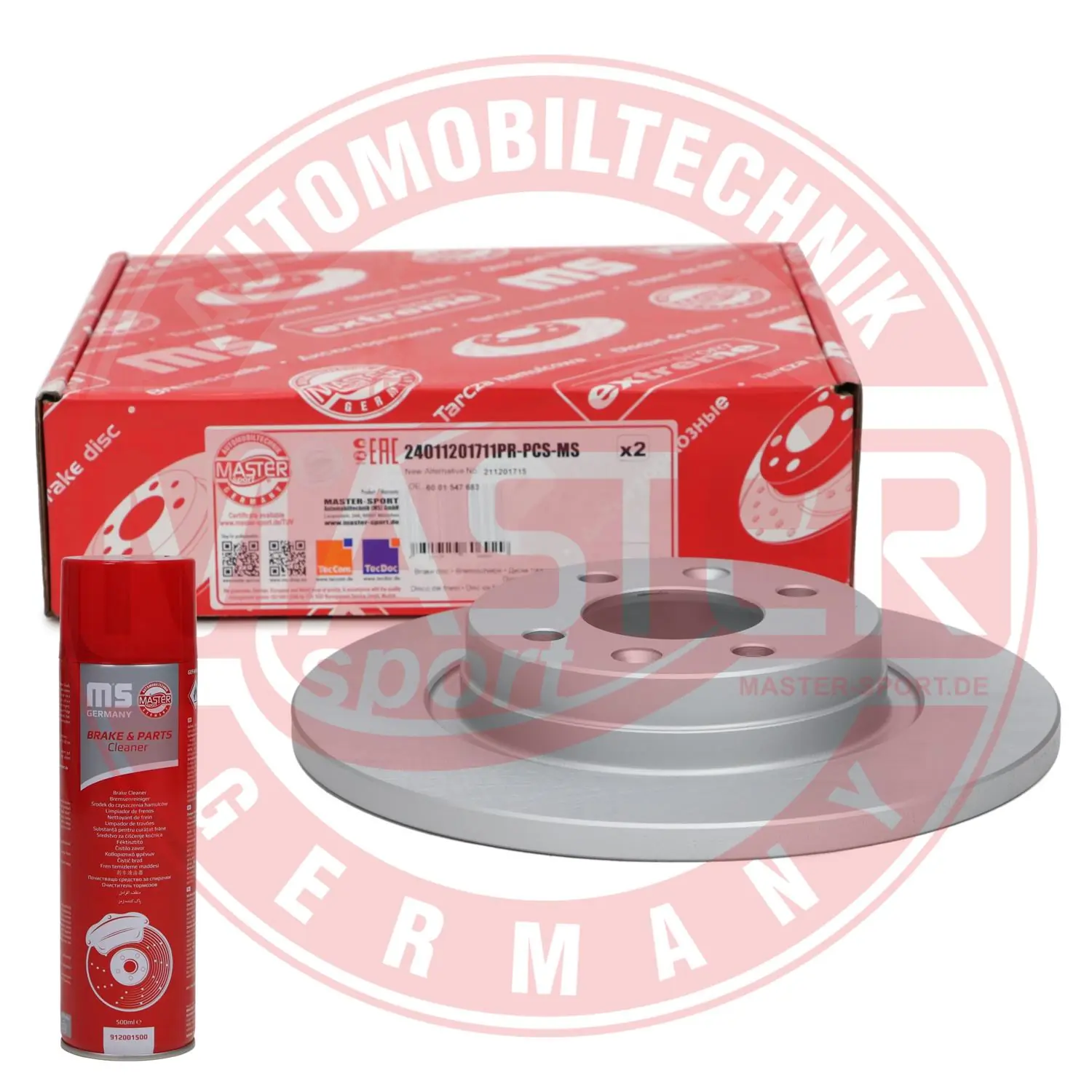MASTER-SPORT GERMANY féktárcsa - 24011201711PR-PCS-MSP - TothCarparts