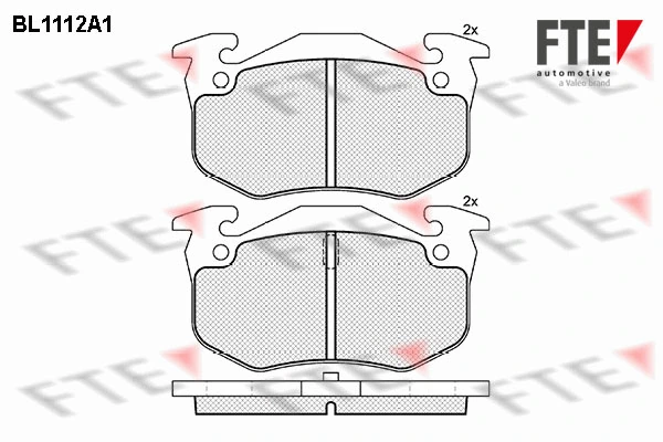 FTE fékbetétkészlet, tárcsafék - 9010029 - TothCarparts