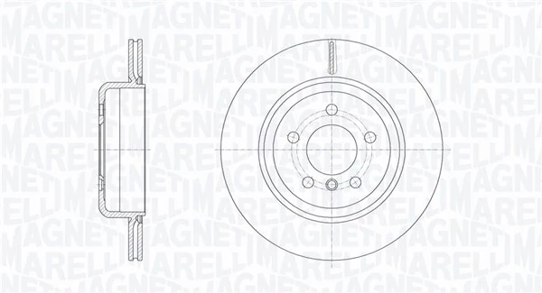 MAGNETI MARELLI féktárcsa - 361302040792 - TothCarparts