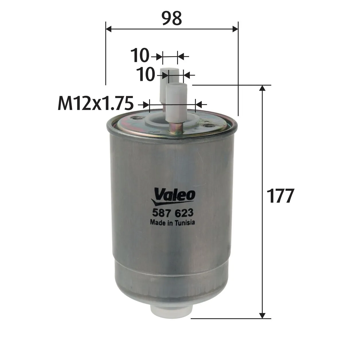 VALEO Üzemanyagszűrő - 587623 - TothCarparts