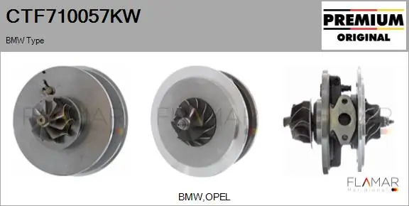 FLAMAR Törzscsoport, turbótöltő - CTF710057KW - TothCarparts
