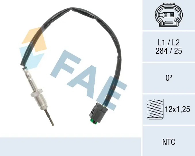 FAE Érzékelő, kipufogógáz-hőmérséklet - 68604 - TothCarparts
