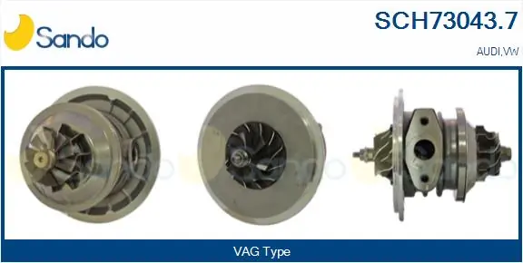 SANDO Törzscsoport, turbótöltő - SCH73043.7 - TothCarparts