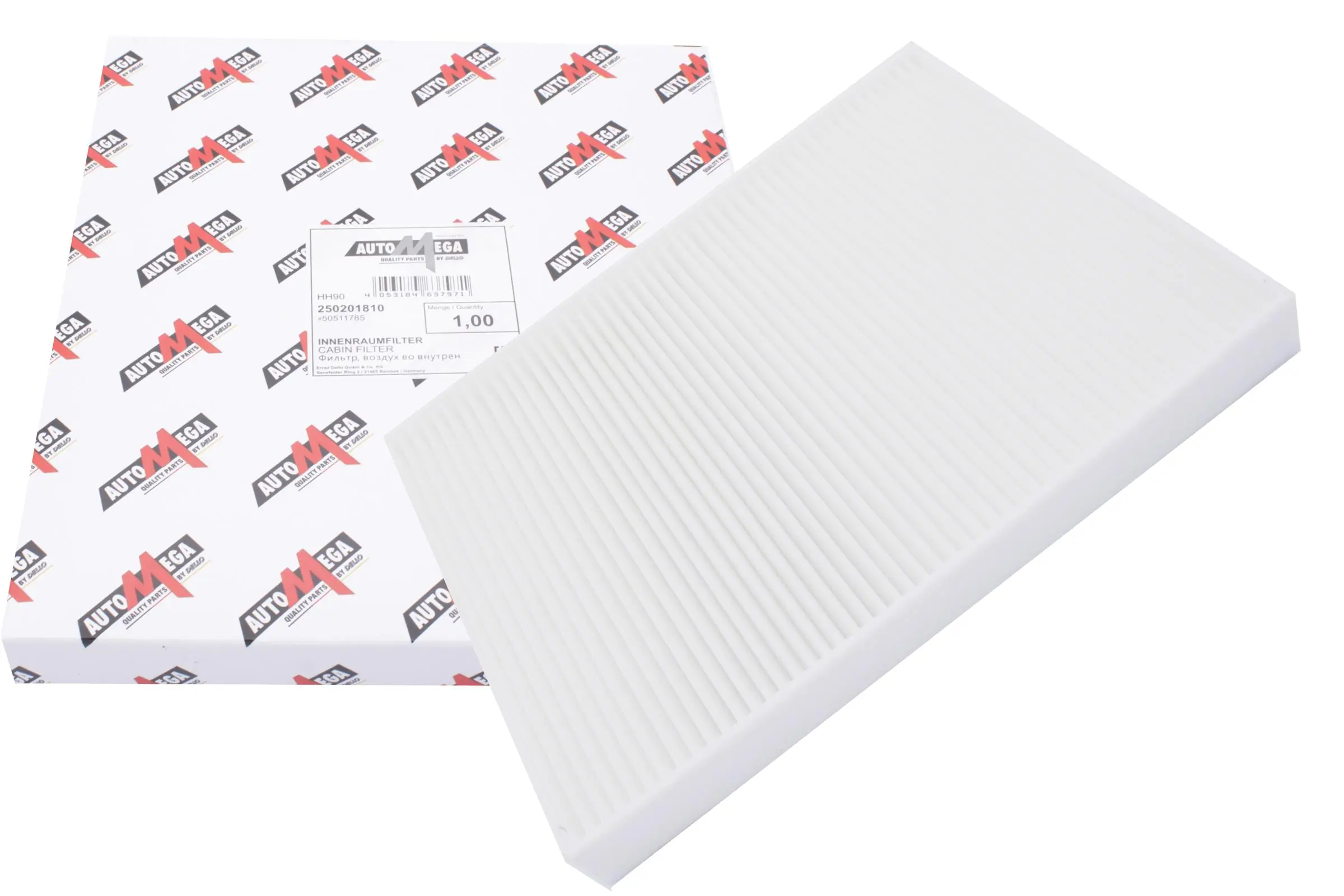 AUTOMEGA szűrő, utastér levegő - 250201810 - TothCarparts