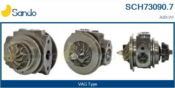 SANDO Törzscsoport, turbótöltő - SCH73090.7 - TothCarparts