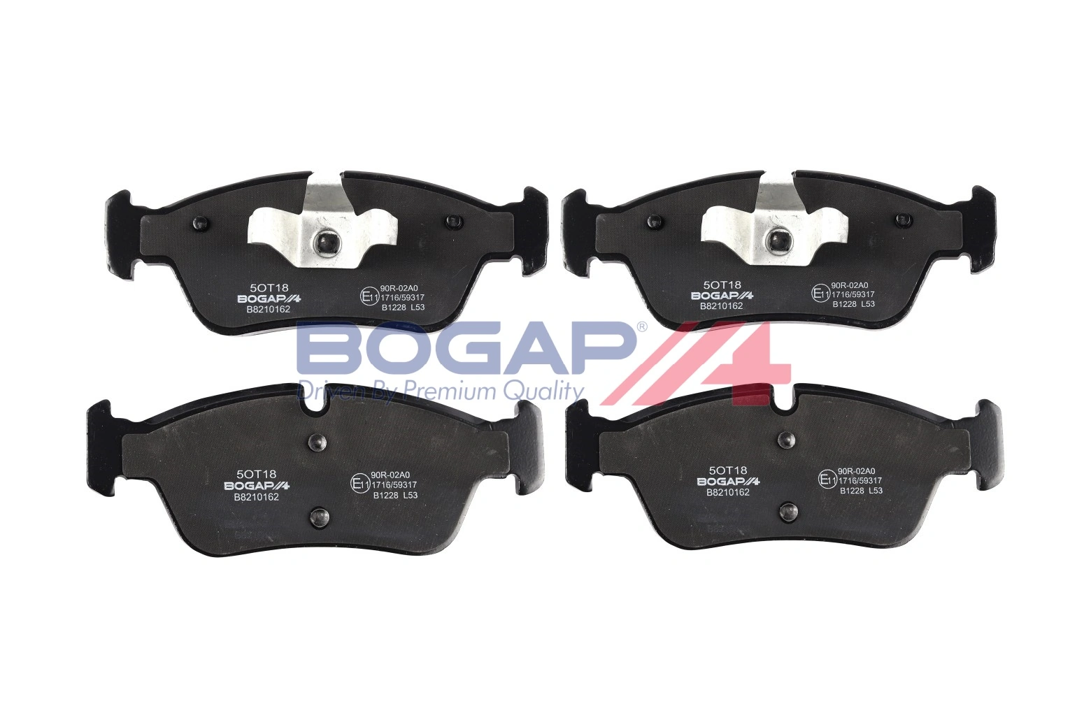 BOGAP fékbetétkészlet, tárcsafék - B8210162 - TothCarparts