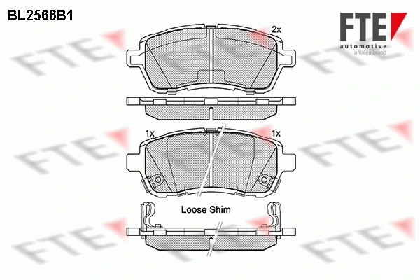 FTE fékbetétkészlet, tárcsafék - 9010818 - TothCarparts