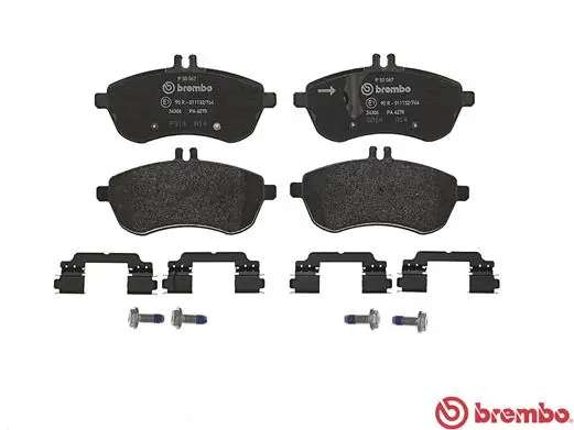A.B.S. fékbetétkészlet, tárcsafék - P 50 067 - TothCarparts
