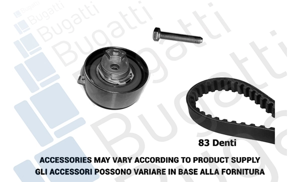 BUGATTI Fogasszíjkészlet - BKCD0781 - TothCarparts