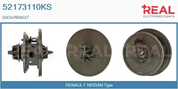 REAL Törzscsoport, turbótöltő - 52173110KS - TothCarparts
