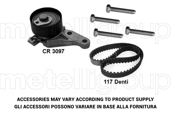 METELLI Fogasszíjkészlet - 29-0072 - TothCarparts