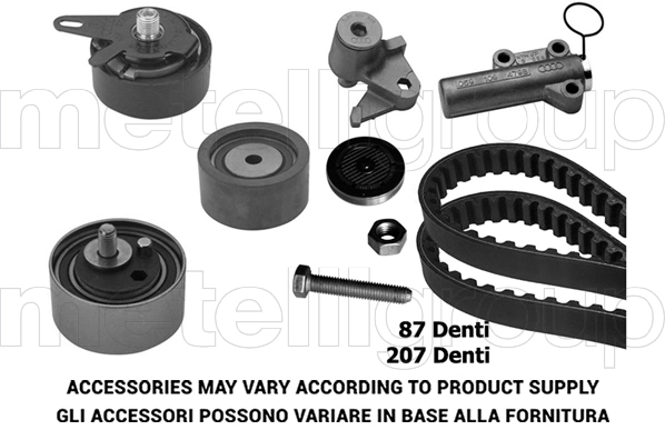METELLI Fogasszíjkészlet - 29-0263 - TothCarparts