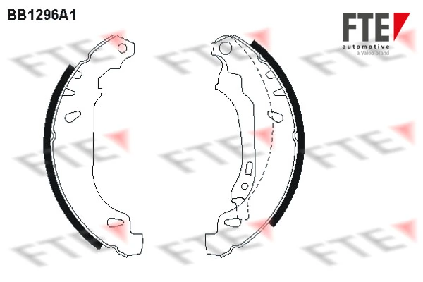 FTE fékpofakészlet - 9100067 - TothCarparts