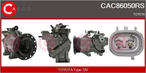 CASCO kompresszor, klíma - CAC86050RS - TothCarparts