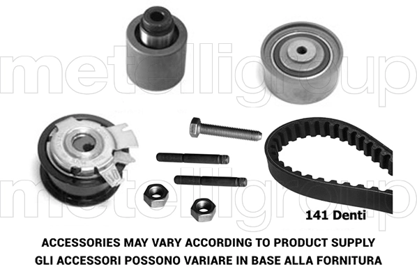 KWP Fogasszíjkészlet - TW040 - TothCarparts