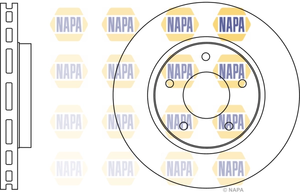 NAPA féktárcsa - NBD5792 - TothCarparts