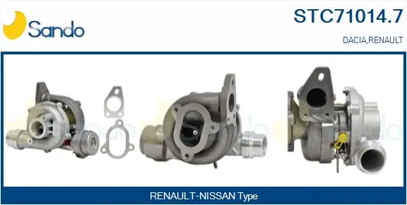 SANDO töltő, feltöltés - STC71014.7 - TothCarparts