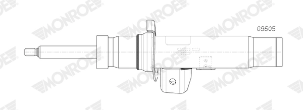 MONROE lengéscsillapító - G9605 - TothCarparts