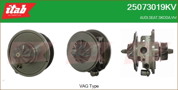 ITAB AUTOMOTIVE Törzscsoport, turbótöltő - 25073019KV - TothCarparts