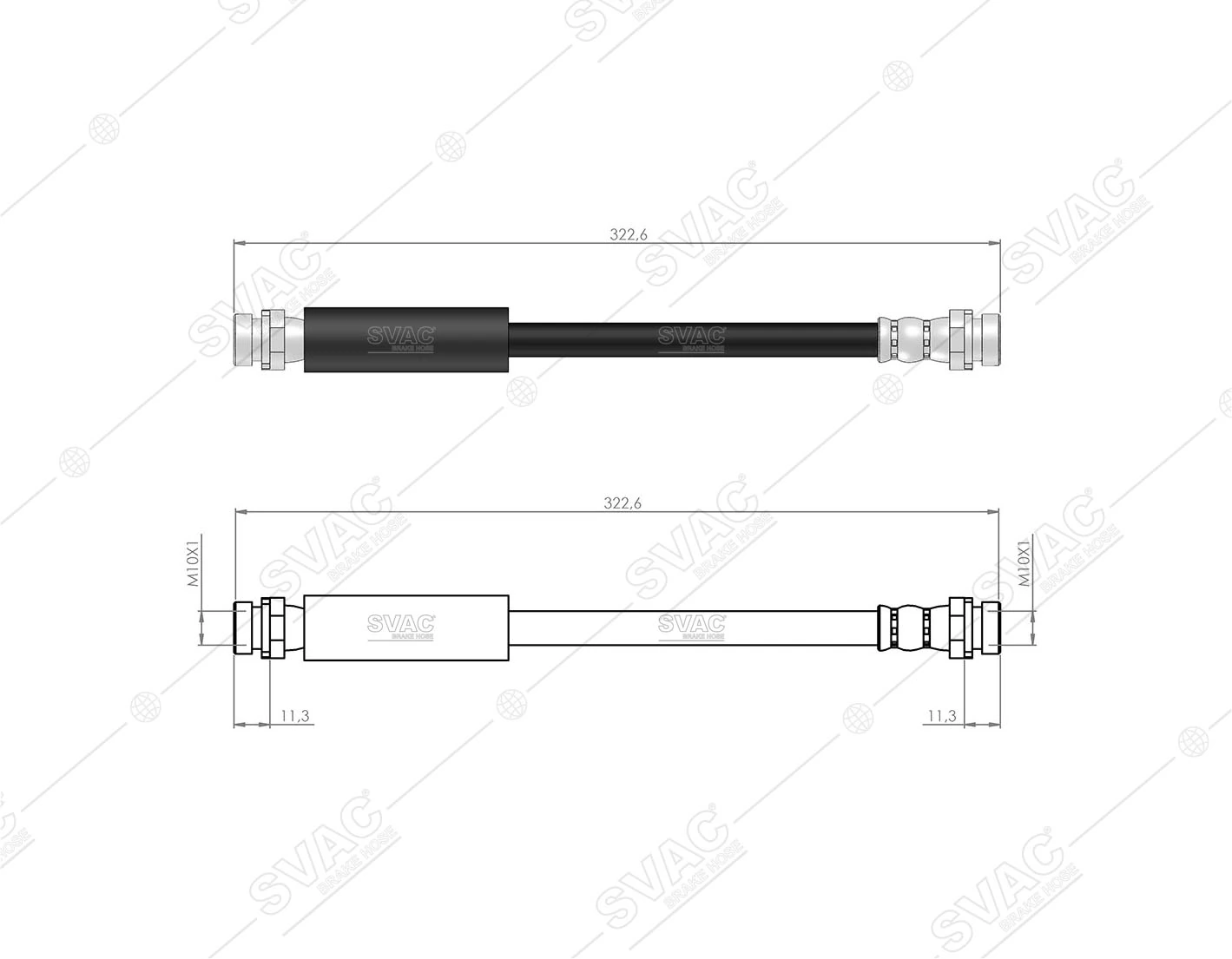 mobilverde fékcső - 50305040 - TothCarparts