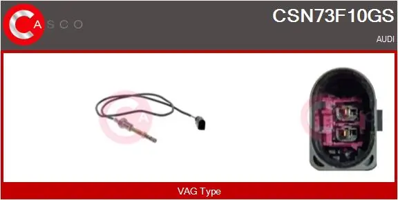 CASCO Érzékelő, kipufogógáz-hőmérséklet - CSN73F10GS - TothCarparts