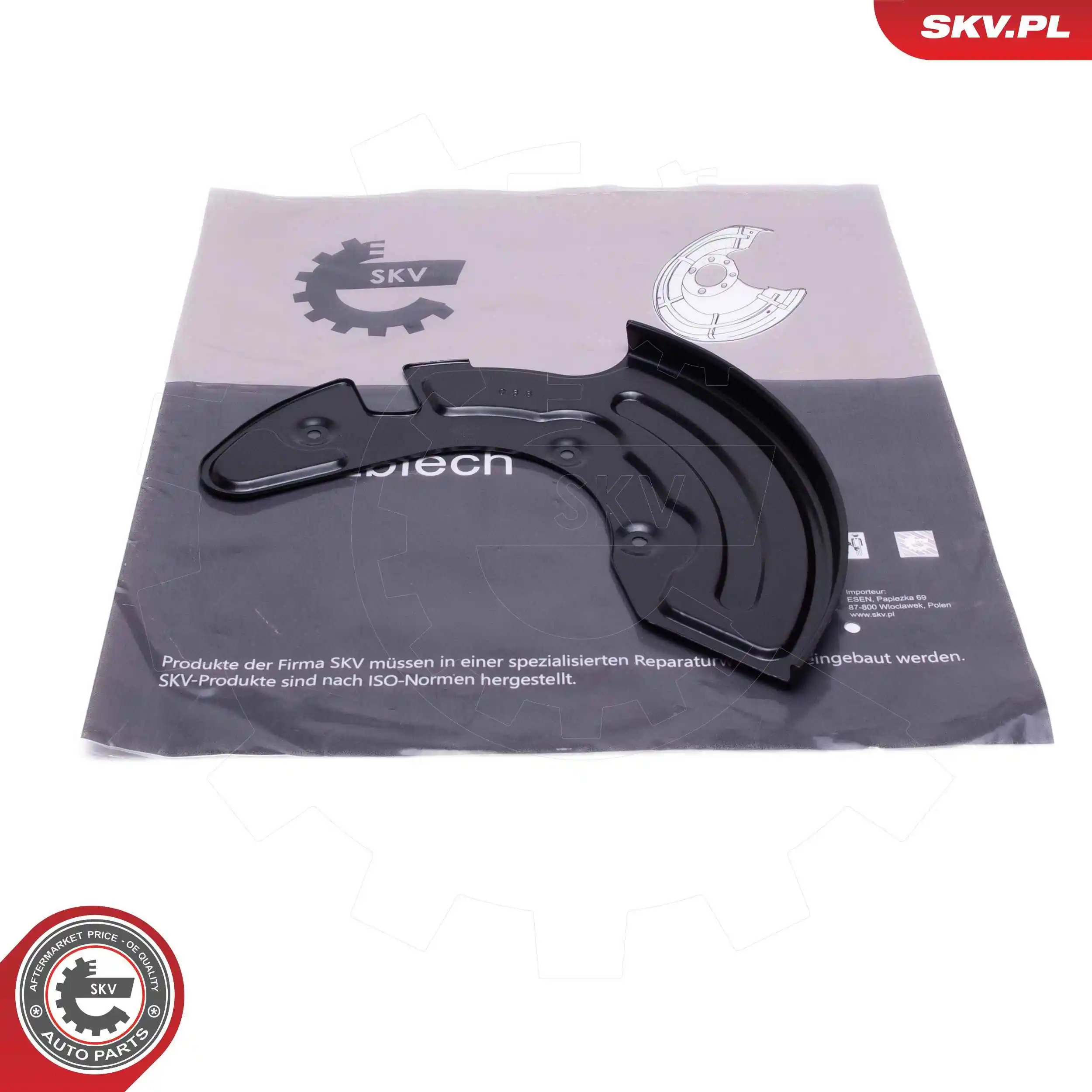 ESEN SKV terelőlemez, féktárcsa - 57SKV242 - TothCarparts