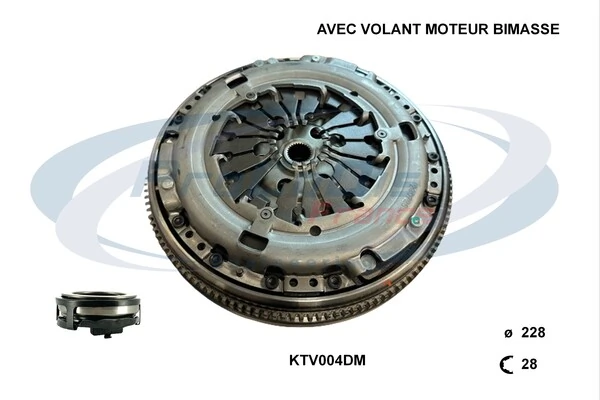 PROCODIS FRANCE kuplungkészlet - KTV004DM - TothCarparts