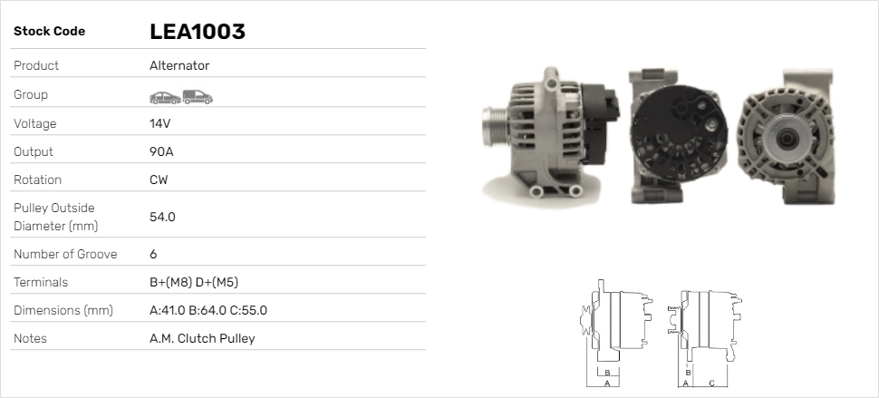 LE Part generátor - LEA1003 - TothCarparts