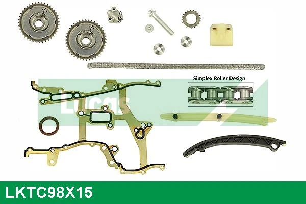 LUCAS vezérműlánc készlet - LKTC98X15 - TothCarparts