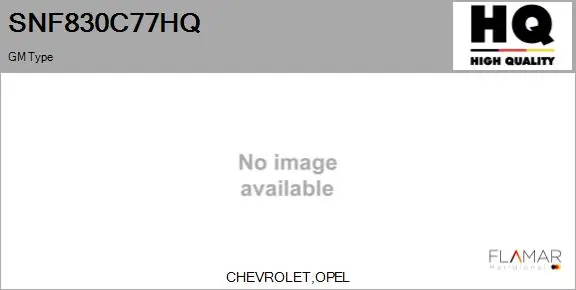 FLAMAR impulzusadó, főtengely - SNF830C77HQ - TothCarparts
