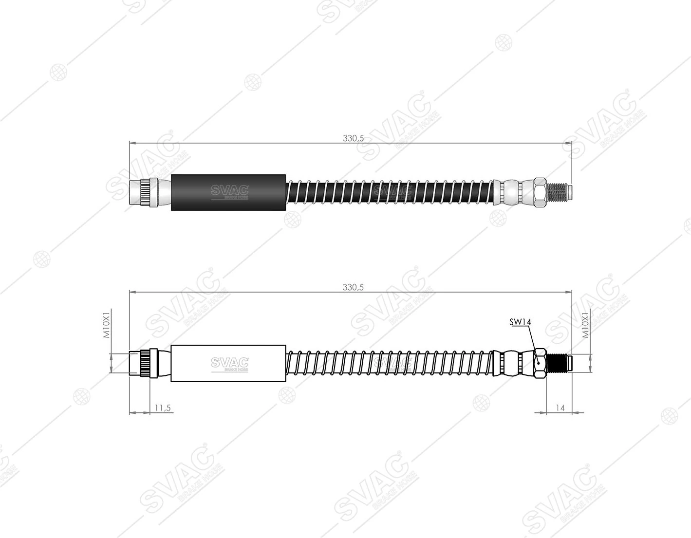 mobilverde fékcső - 50304931 - TothCarparts