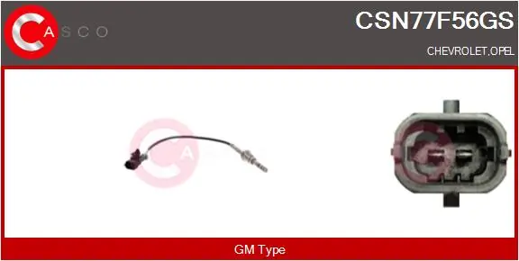CASCO Érzékelő, kipufogógáz-hőmérséklet - CSN77F56GS - TothCarparts