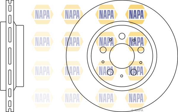 NAPA féktárcsa - NBD5209 - TothCarparts