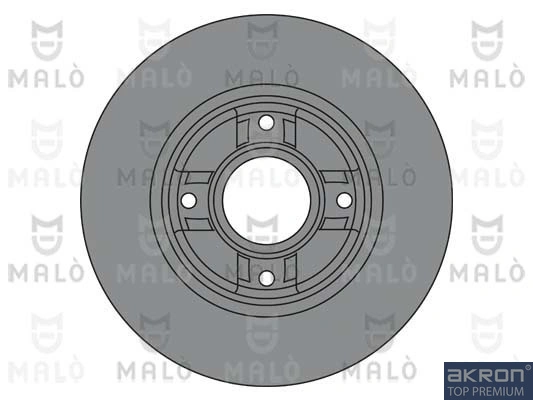 AKRON-MALÒ féktárcsa - 1110463 - TothCarparts