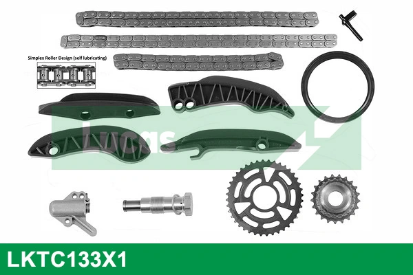 LUCAS vezérműlánc készlet - LKTC133X1 - TothCarparts