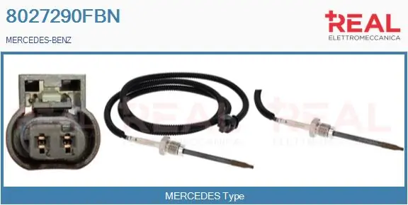 REAL Érzékelő, kipufogógáz-hőmérséklet - 8027290FBN - TothCarparts