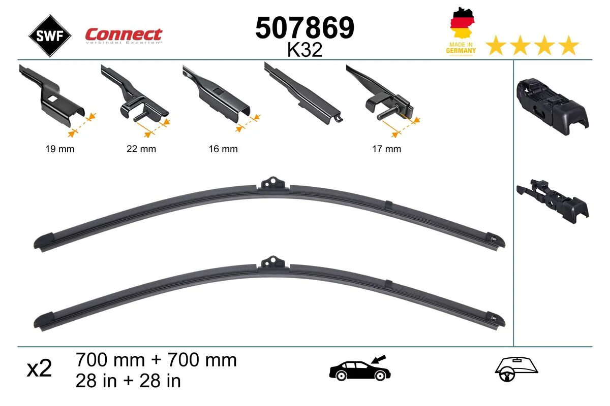 SWF törlőlapát - 507869 - TothCarparts