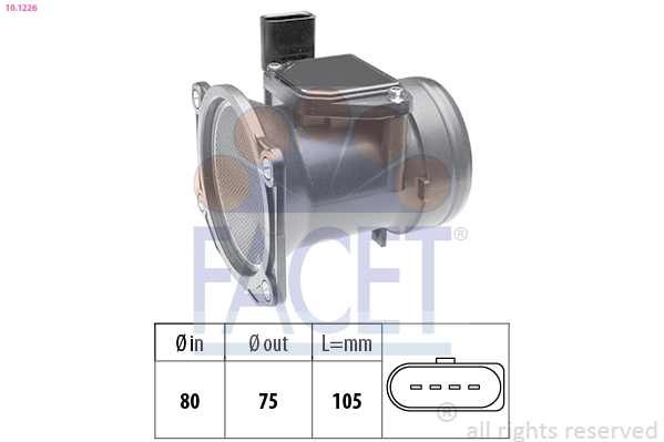 FACET légmennyiségmérő - 10.1226 - TothCarparts