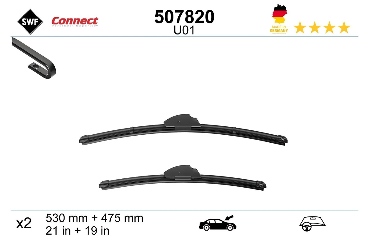 SWF törlőlapát - 507820 - TothCarparts