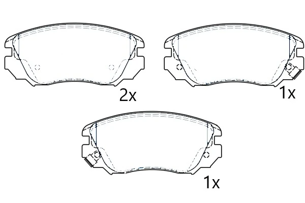 Omnicraft fékbetétkészlet, tárcsafék - 2677786 - TothCarparts