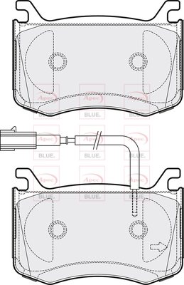 APEC fékbetétkészlet, tárcsafék - PD4311 - TothCarparts