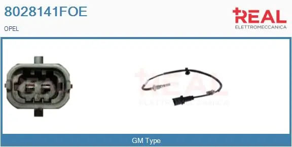 REAL Érzékelő, kipufogógáz-hőmérséklet - 8028141FOE - TothCarparts