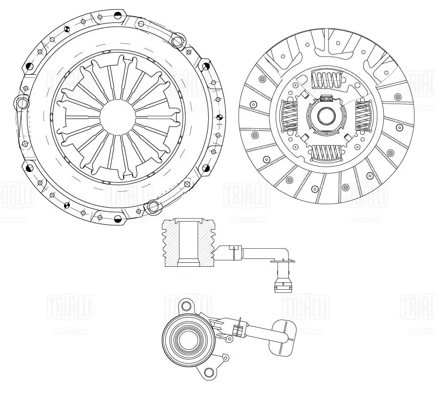 TRIALLI kuplungkészlet - FR 1423 - TothCarparts