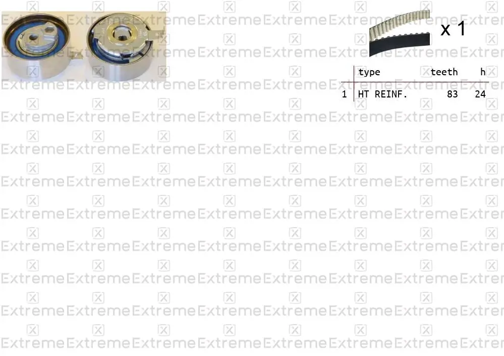 EXTREME Fogasszíjkészlet - 99990071 - TothCarparts